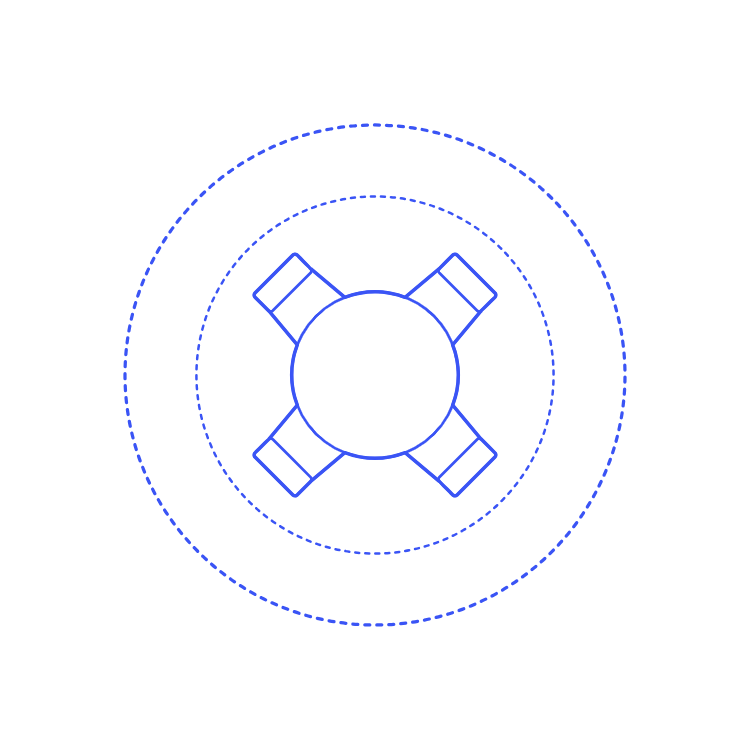 Layouts Dining Rooms Circle Formal Small Printable Line Art Svg Free Vectors